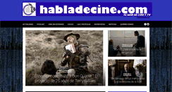 Desktop Screenshot of habladecine.com