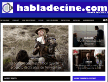 Tablet Screenshot of habladecine.com